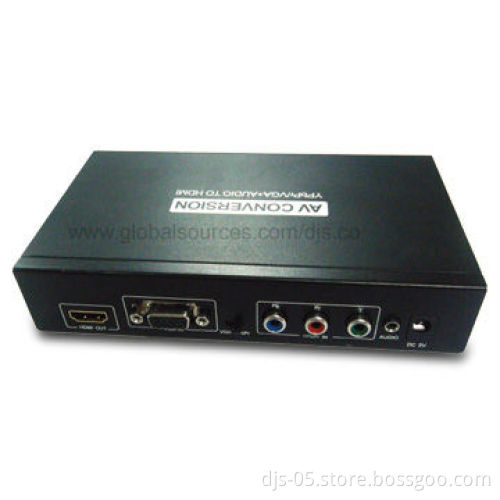 VGA/YPbPr/Audio to HDMI Converter with 1CH Audio Input